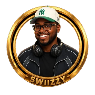 Official DJ Swiizzy badge logo